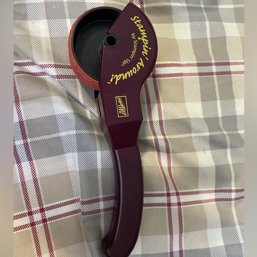 Stampin' Up! Burgundy and Black Stitched Halloween Craft Tool